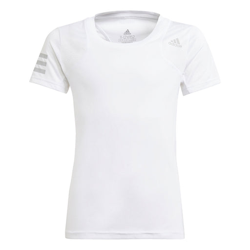 Adidas Club Girls Tennis T-Shirt - White/Grey Two/L