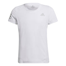Load image into Gallery viewer, Adidas Club Girls Tennis T-Shirt - WHT/GRY2 100/XL
 - 6