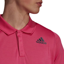 Load image into Gallery viewer, Adidas FreeLift Pink-Black Mens Tennis Polo
 - 2