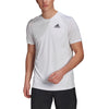 Adidas Club 3 Stripes White-Black Mens Tennis Shirt