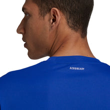 Load image into Gallery viewer, Adidas Club 3 Stripes Bold Blue Mens Tennis Shirt
 - 3