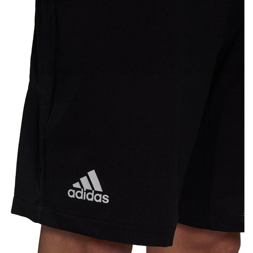 Adidas Ergo Black-White 9in Mens Tennis Shorts