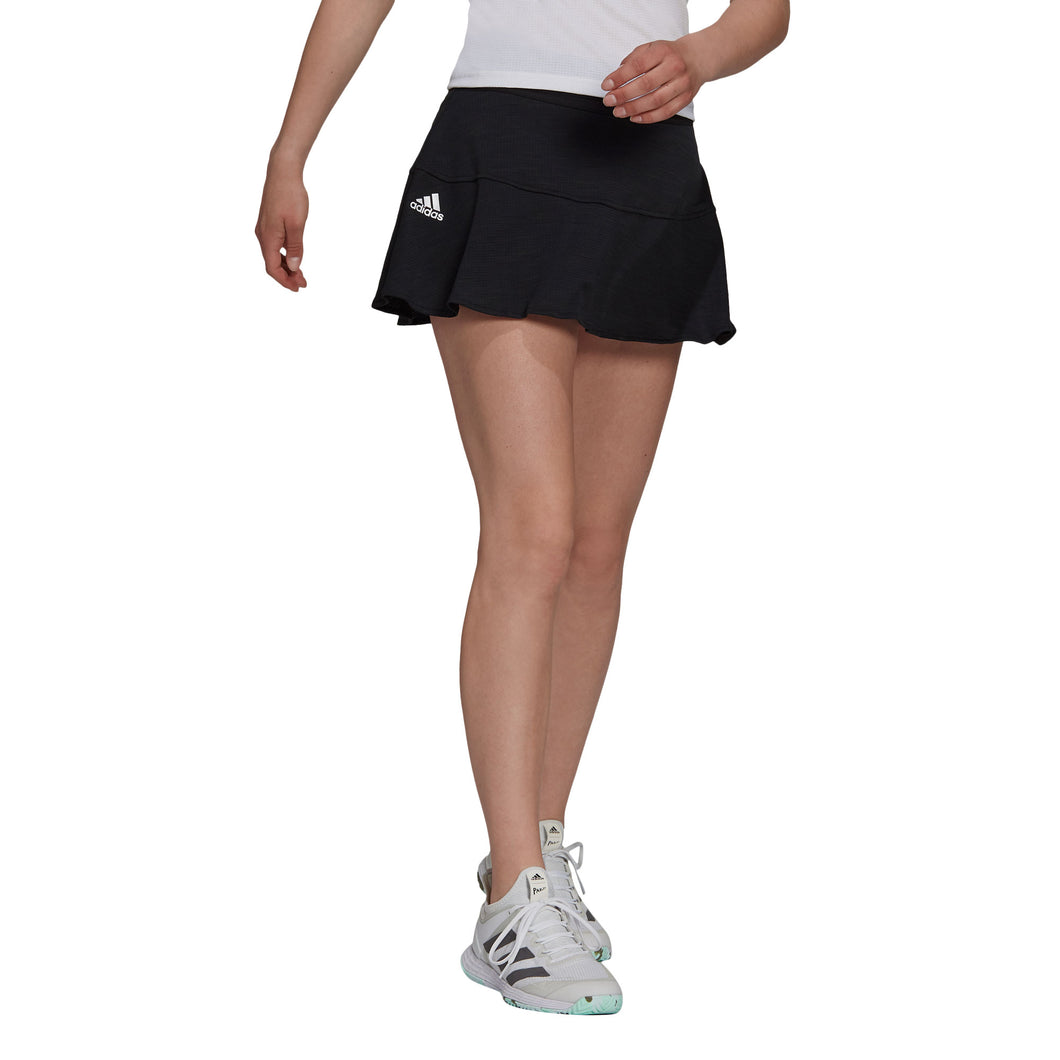 Adidas Aeroready Match Black 13in Wmn Tennis Skirt - Black/White/XL