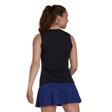 Load image into Gallery viewer, Adidas Match Black Womens Tennis Tank Top
 - 2
