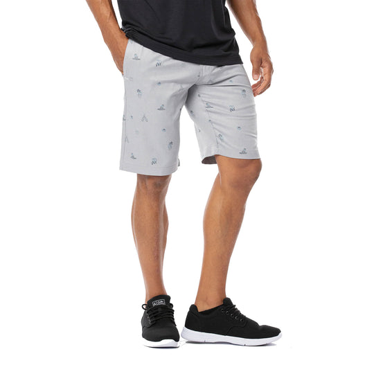 TravisMathew Shipfaced Heather Sleet 10in Mens Golf Shorts