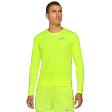 Load image into Gallery viewer, Nike Dri-FIT Miler Mens Long Sleeve Running Shirt - VOLT 702/XL
 - 3