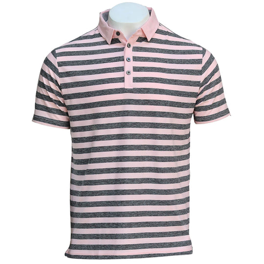 AndersonOrd Waikiki Prism Pink Mens Golf Polo