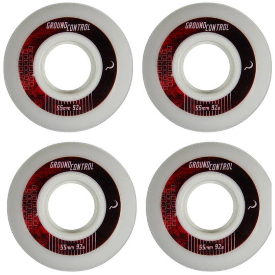 Ground Control 55mm/92A Inline Skate Wheels - 4 Pack