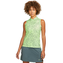 Load image into Gallery viewer, Nike Dri-FIT Victory HO Printed Womens Golf Polo - LIME GLOW 345/L
 - 3
