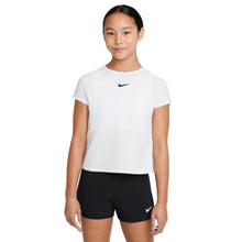 Load image into Gallery viewer, NikeCourt Dri-FIT Victory Girls Tennis Shirt - WHITE 101/XL
 - 1