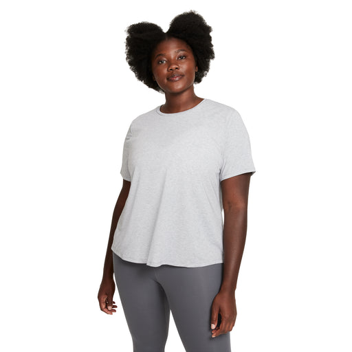 Nike Dri-FIT One Luxe Womens Tennis Shirt - PARTICL GRY 073/XL