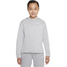 Load image into Gallery viewer, Nike Therma-FIT Full Zip Girls Training Hoodie - LT SMOK GRY 077/XL
 - 4