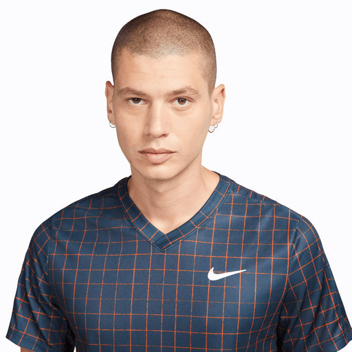 NikeCourt Dri-FIT Victory Print Mens Tennis Shirt