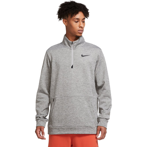 Nike Therma Mens Training 1/4 Zip - DK GRY HTHR 063/XL