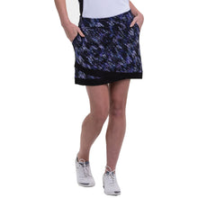 Load image into Gallery viewer, EP NY Texture Prnt Blk Mult 17.5in Wmns Golf Skort
 - 1