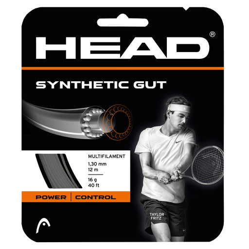 Head Synthetic Gut 16g Black Tennis String - Black