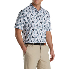 Load image into Gallery viewer, FootJoy Vintage Floral Print Lisle Mens Golf Polo
 - 1