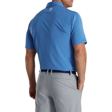 Load image into Gallery viewer, FootJoy Stretch Lisle Pinstripe Blue Men Golf Polo
 - 2