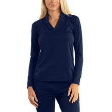 Load image into Gallery viewer, Lucky in Love Chi Chi Womens Longsleeve Golf Shirt - MIDNIGHT 401/XL
 - 2