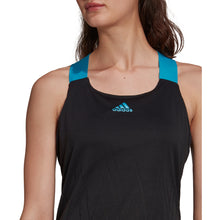 Load image into Gallery viewer, Adidas Prime Y-Tank Black Womens Tennis Tank Top
 - 4