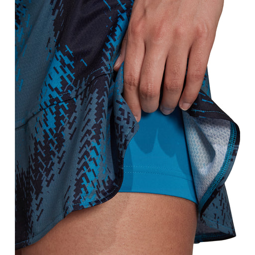 Adidas PB Printed Match Aqua Womens Tennis Skirt