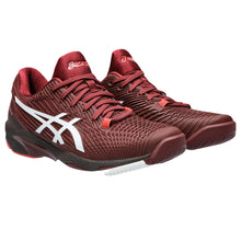 Load image into Gallery viewer, Asics Solution Speed FF 2 Mens Tennis Shoes - Antiq Red/White/D Medium/13.0
 - 1