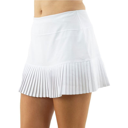 Cross Court Essentials Ruffled Womens Tennis Skirt - WHITE 0110/XL