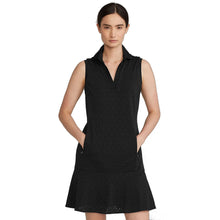 Load image into Gallery viewer, RLX Ralph Lauren V-Neck Eye Blk Womens Golf Dress
 - 1