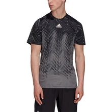 Load image into Gallery viewer, Adidas FreeLift Printed PB Mens Tennis Shirt - GREY FIVE 026/XL
 - 1