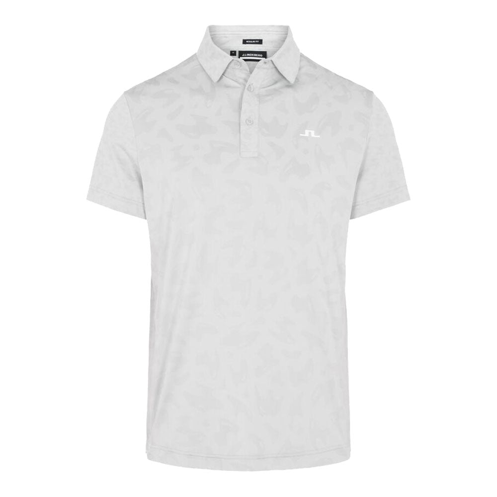 J. Lindeberg Nuno Regular Fit Mens Golf Polo - BNKR PR GY U211/XL