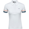 J. Lindeberg Stella White Womens Golf Polo