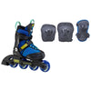 K2 Raider Pro Pack Blue Boys Adjustable Inline Skates