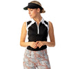 Daily Sports Roxa Black Womens Sleeveless Golf Polo