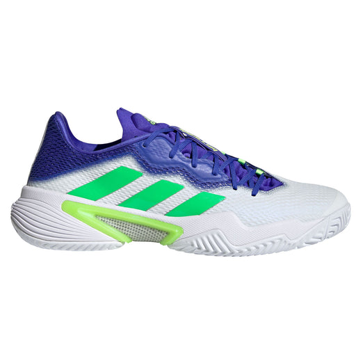 Adidas Barricade Mens Tennis Shoes 1 - WHT/GRN/INK 100/D Medium/14.0