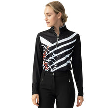 Load image into Gallery viewer, Daily Sports Veriane Black Womens Golf 1/2 Zip - BLACK 999/L
 - 1