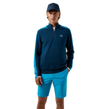 Load image into Gallery viewer, J. Lindeberg Avi Windbreaker Blue Men Golf Sweater - MAJOLCA BL O363/XL
 - 1