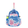 Ame & Lulu Big Love Blue Pink Tie Dye Girls Tennis Backpack