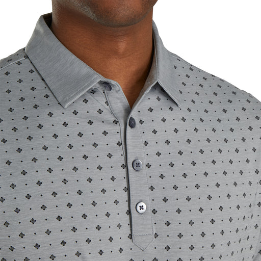 FootJoy Athletic Fit Deco Print Gy Mens Golf Polo