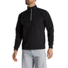 FootJoy HydroKnit Black Mens Golf 1/2 Zip