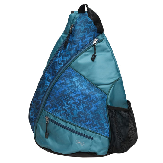 Glove It Teal Chevron Pickleball Sling