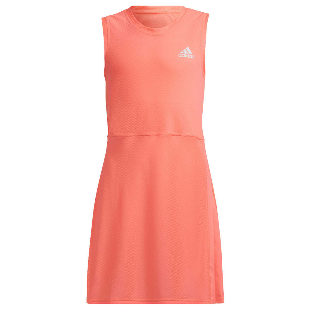 Adidas Pop Up Girls Tennis Dress - ACID RED 626/L