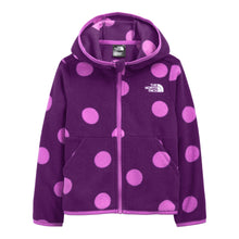 Load image into Gallery viewer, The North Face Glacier Full Zip Toddler Hoodie - PUR DOT PRT 2H7/5T
 - 4