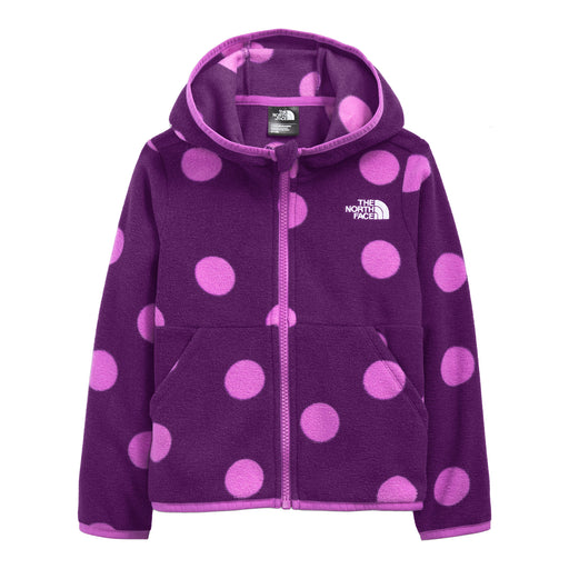 The North Face Glacier Full Zip Toddler Hoodie - PUR DOT PRT 2H7/5T