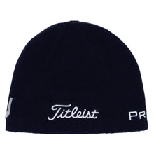 Load image into Gallery viewer, Titleist Merino Wool Mens Golf Beanie - Navy/White/One Size Only
 - 3