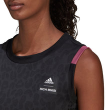 Load image into Gallery viewer, Adidas Premium PK Black Womens Tennis Tank Top
 - 2