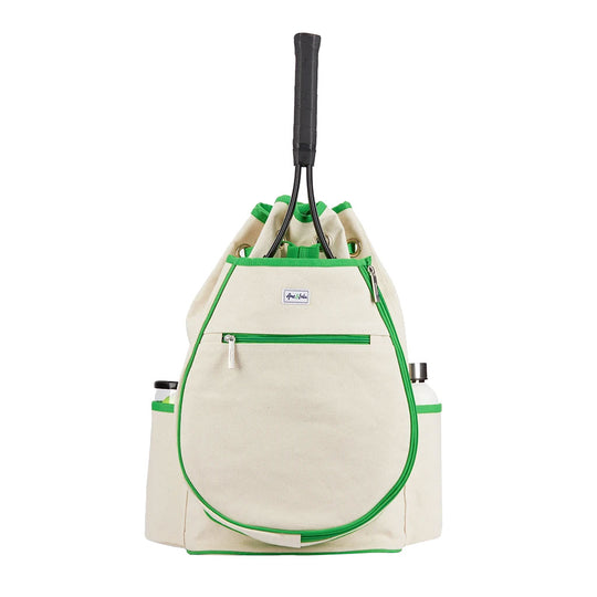 Ame & Lulu Hamptons Limeade Tennis Backpack