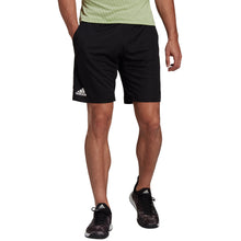 Load image into Gallery viewer, Adidas HEAT.RDY Knitted 7in Mens Tennis Shorts - BLACK/WHITE 001/XL
 - 1