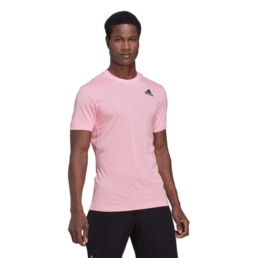 Adidas FreeLift Mens Tennis T-Shirt 1 - BEAM PINK 670/XXL