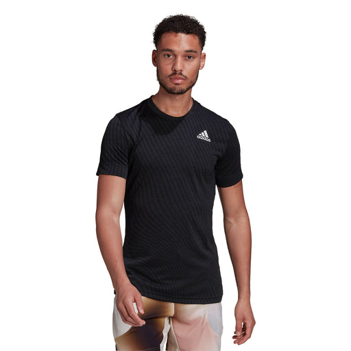 Adidas FreeLift Mens Tennis T-Shirt 1 - BLACK 001/XXL