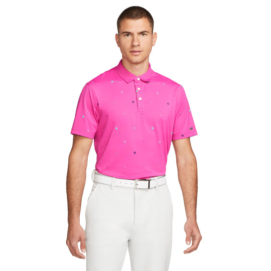 Nike Dri-FIT Player Heritage Print Mens Golf Polo